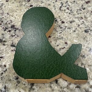 Hobby Lobby wooden Ampersand & sign with a Forest green front Will need glued